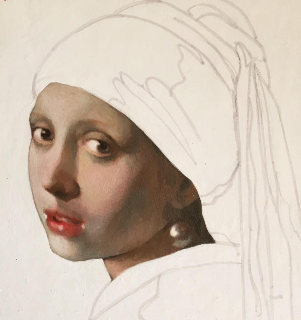 Anonymous of Vermeer, artist Tania Luchinkina (TaniaL)